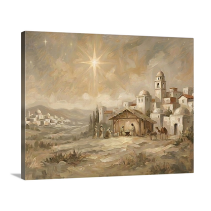 O Little Town of Bethlehem - Canvas
