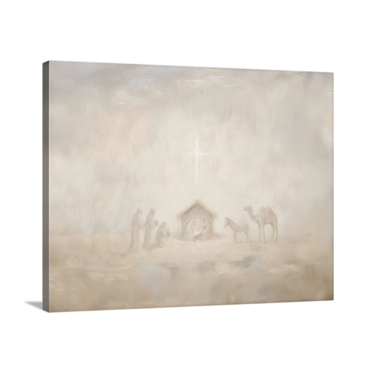 The Savior Was Born - Canvas