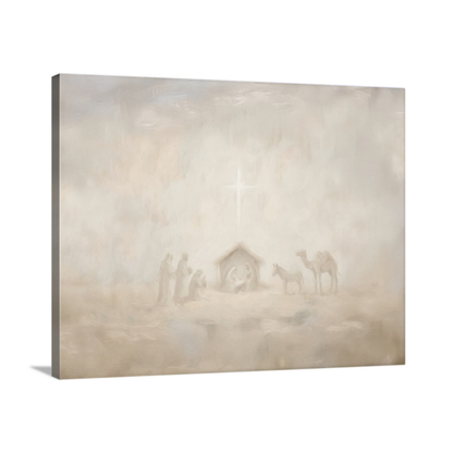 The Savior Was Born - Canvas