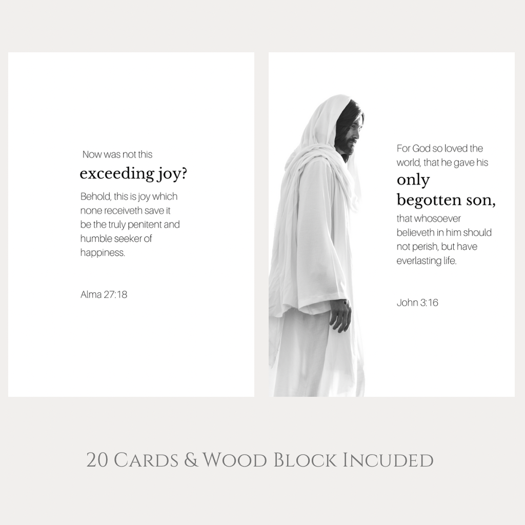 Thoughts Of Jesus & Wood Block