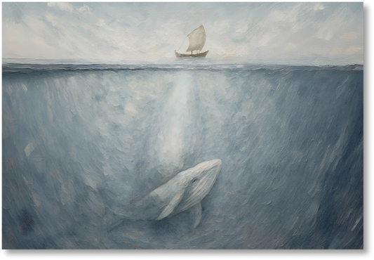 Jonah and the Whale Horizontal Print