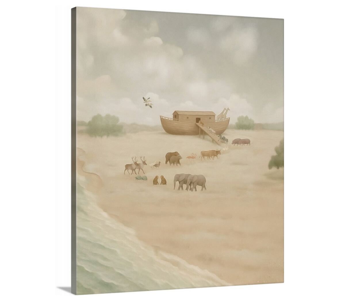 Noah's Ark Vertical Canvas