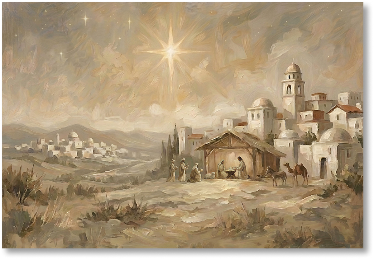 O Little Town of Bethlehem - Print