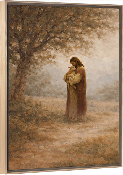 Paths of Peace - Framed Vertical Canvas