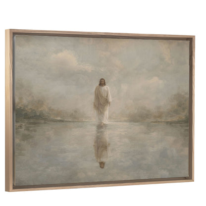 Reflected Glory - Light Wood Framed Canvas