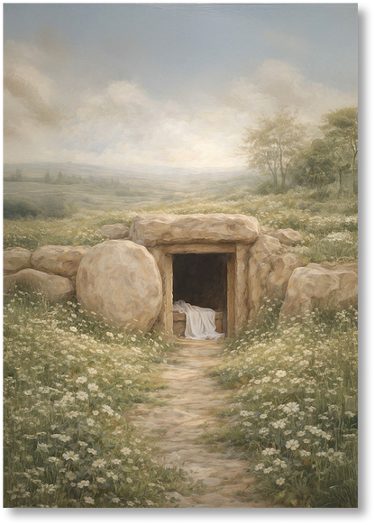 Risen in Glory - Vertical Print