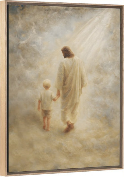Safe Haven, Blonde Hair Boy - Canvas