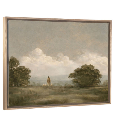 Still With You - Light Wood Framed Canvas