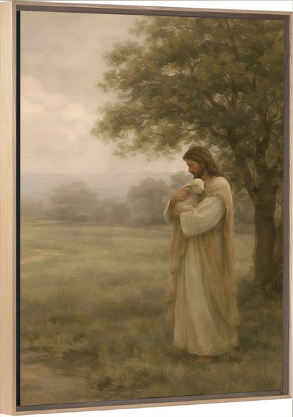 Tender Care - Framed Vertical Canvas