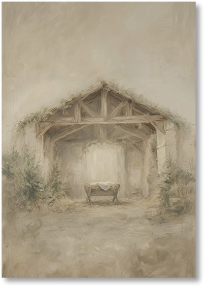 The Humble Manger - Print
