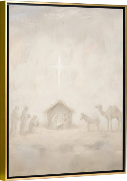 The Savior Was Born - Canvas