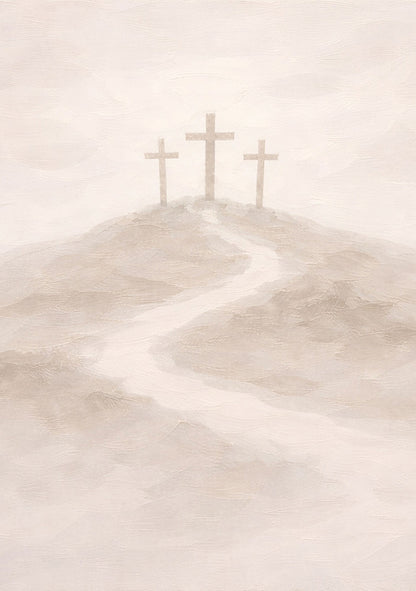 The Weight of Love - Christ-Centered Artwork