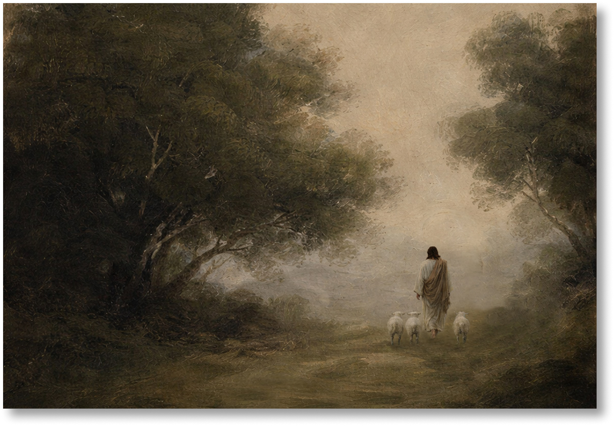 Through the Valley - Horizontal Print