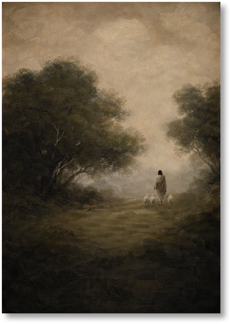 Through the Valley - Vertical Print