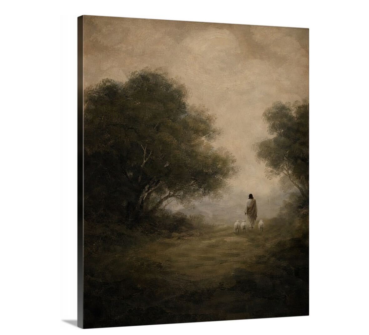 Through the Valley - Vertical Canvas