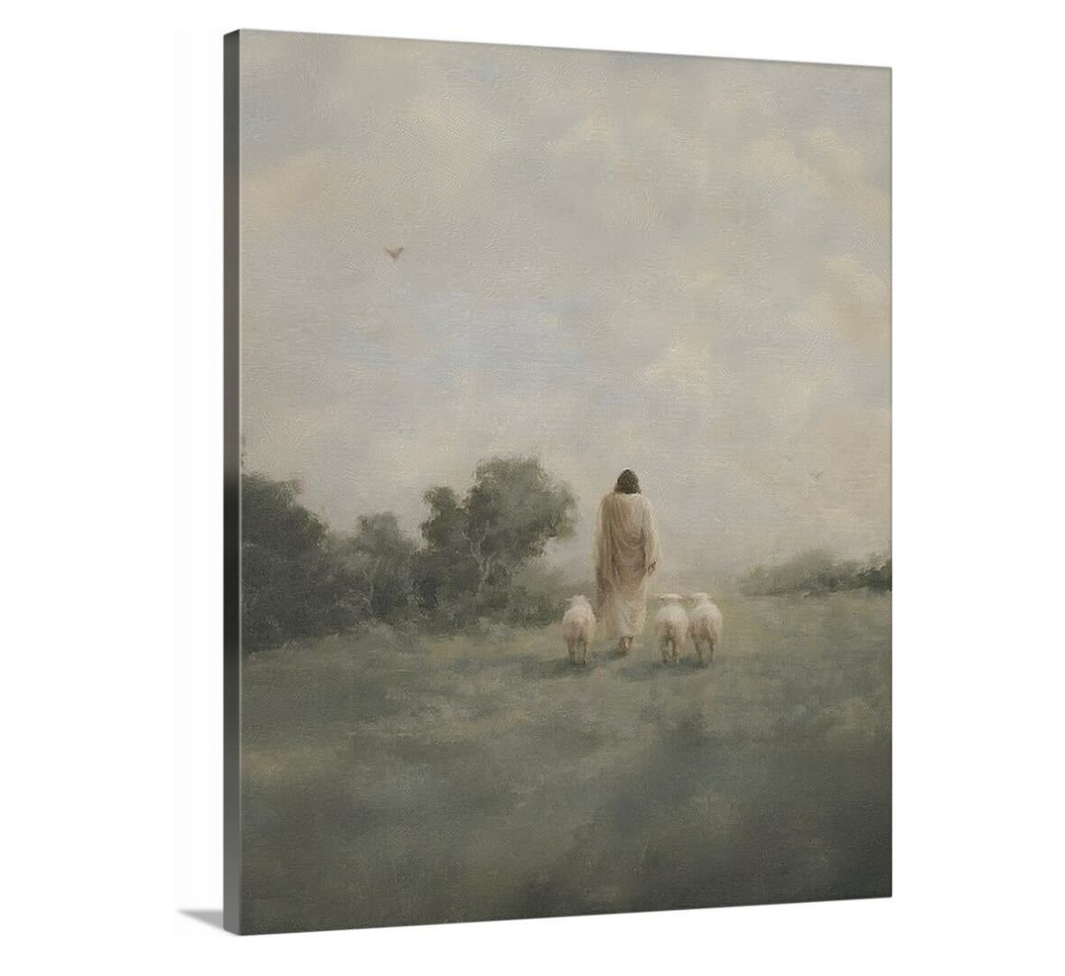 Under His Watch - Vertical Canvas