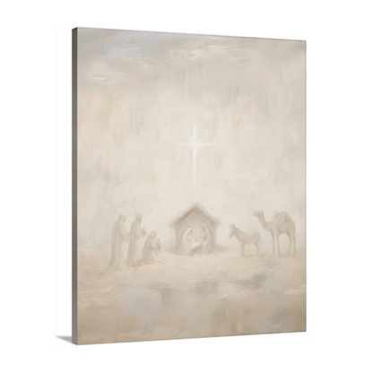 The Savior Was Born - Canvas