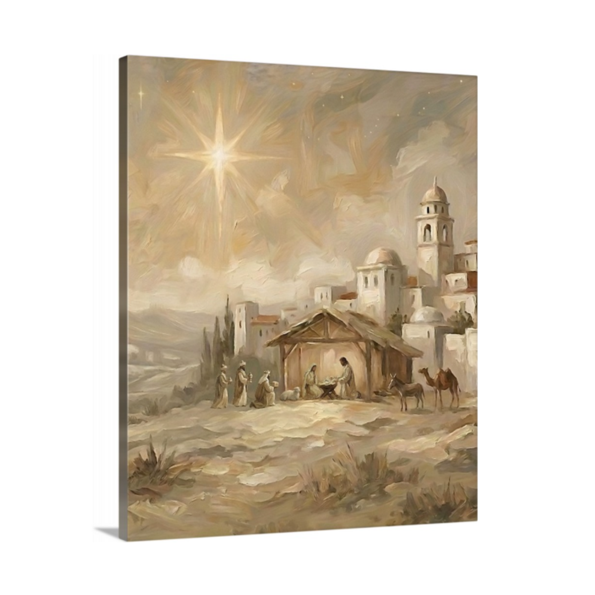 O Little Town of Bethlehem - Canvas