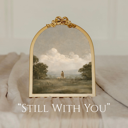 Vintage Ribbon Gold Frame - 5.7x9.2