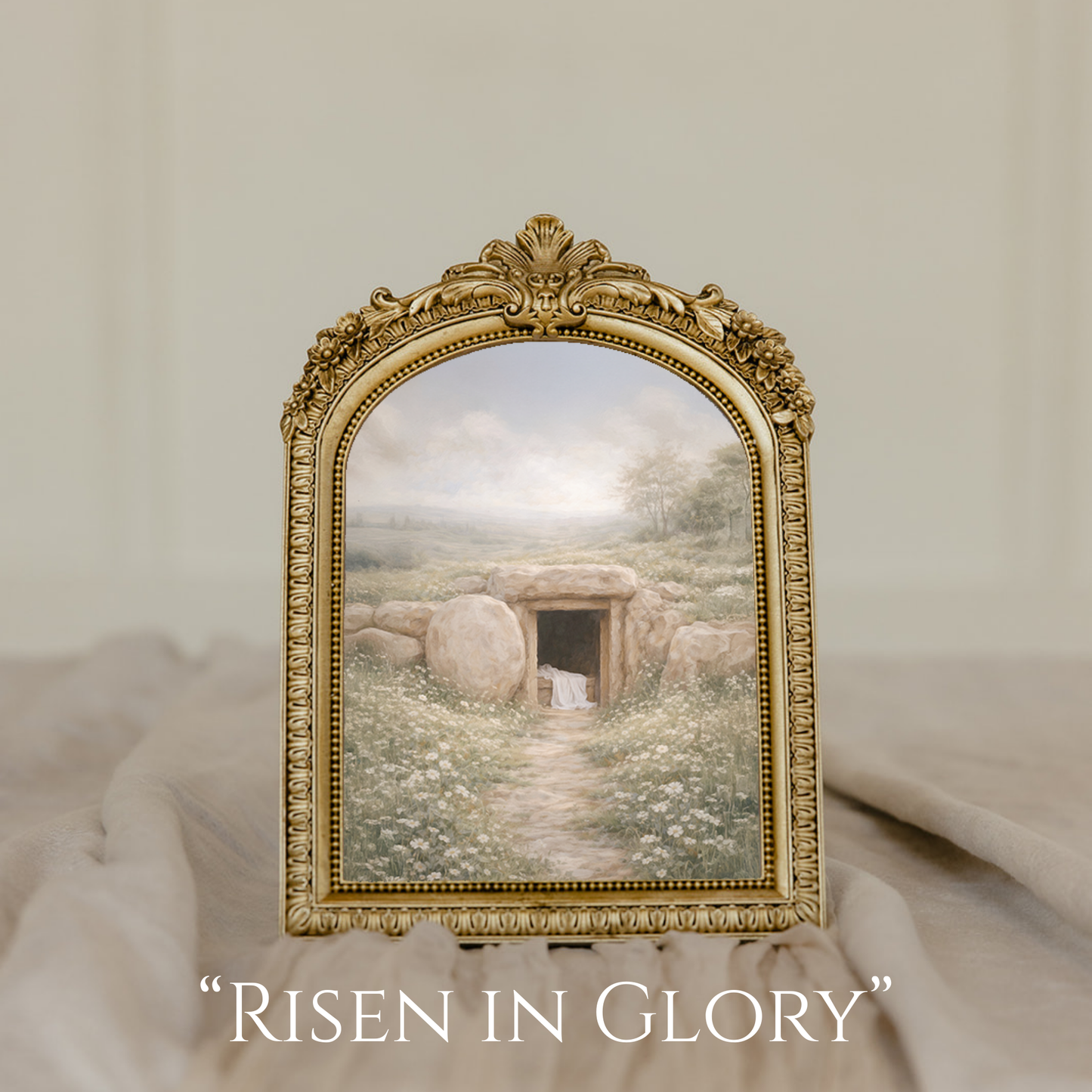 Ornate Vintage Gold Frame - 6x7.5