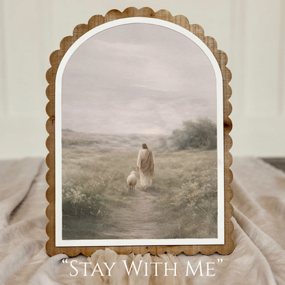 Scalloped Arch Wooden Frame - 10x14