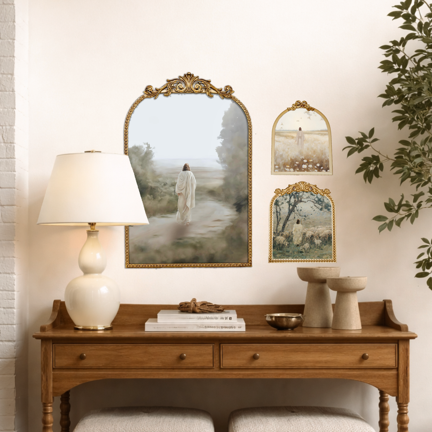 3 Frame Bundle | Large Vintage Frame, Medium Vintage Frame, & Vintage Ribbon Frame