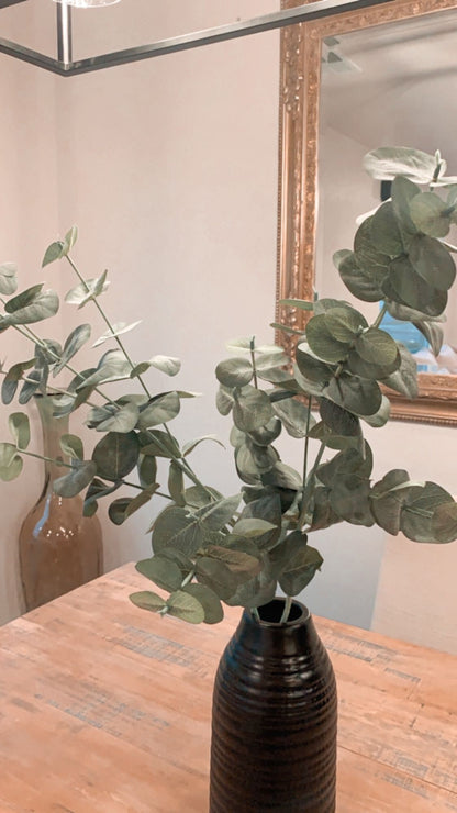 Green Artificial Eucalyptus Branch