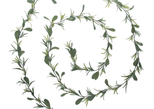 Olive Leaves & Rosemary Garland 10ft